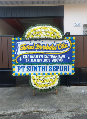 Papan Bunga Duka di Pematangkapau